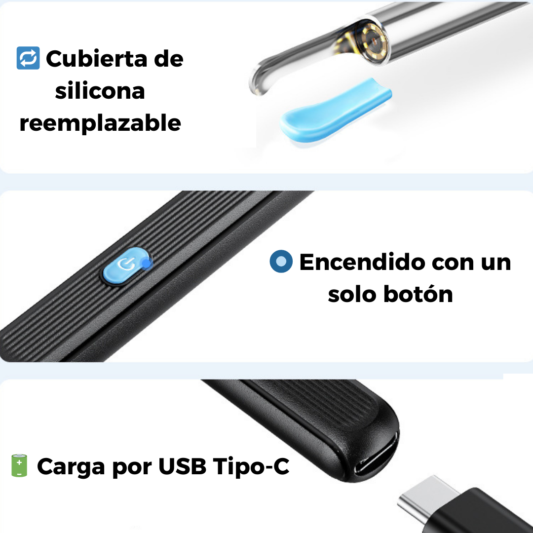 OtoView™ – Limpieza de Oídos con Cámara HD