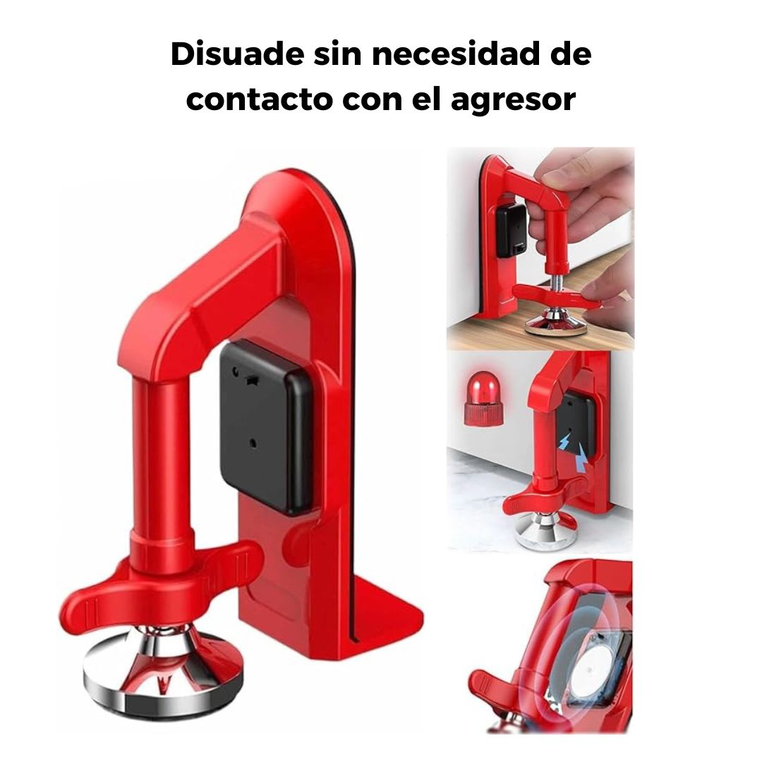 SafeNLock™  Seguridad portátil con alarma integrada